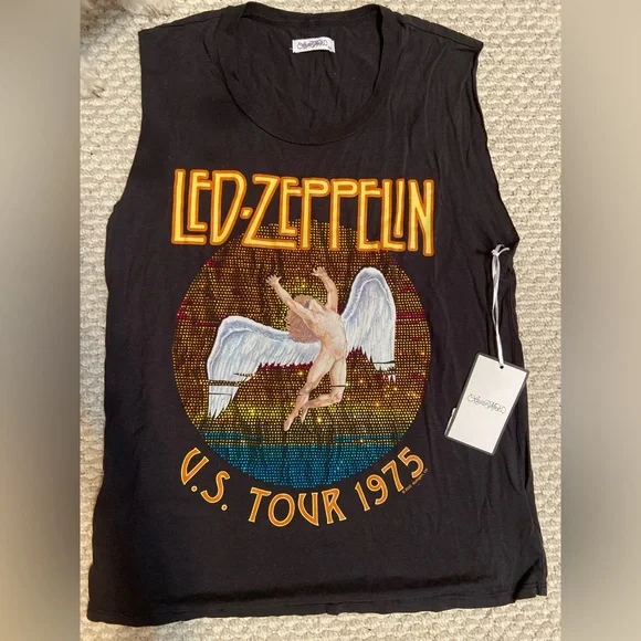 LAUREN MOSHI LED ZEPPELIN TANK AND SWEAT PANTS XS NWT - Picture 2 of 12